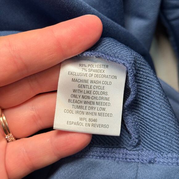 Greg Norman for Tasso Elba Men's Half Zip Pullover Jacket Navy Blue Size Large - Picture 4 of 6